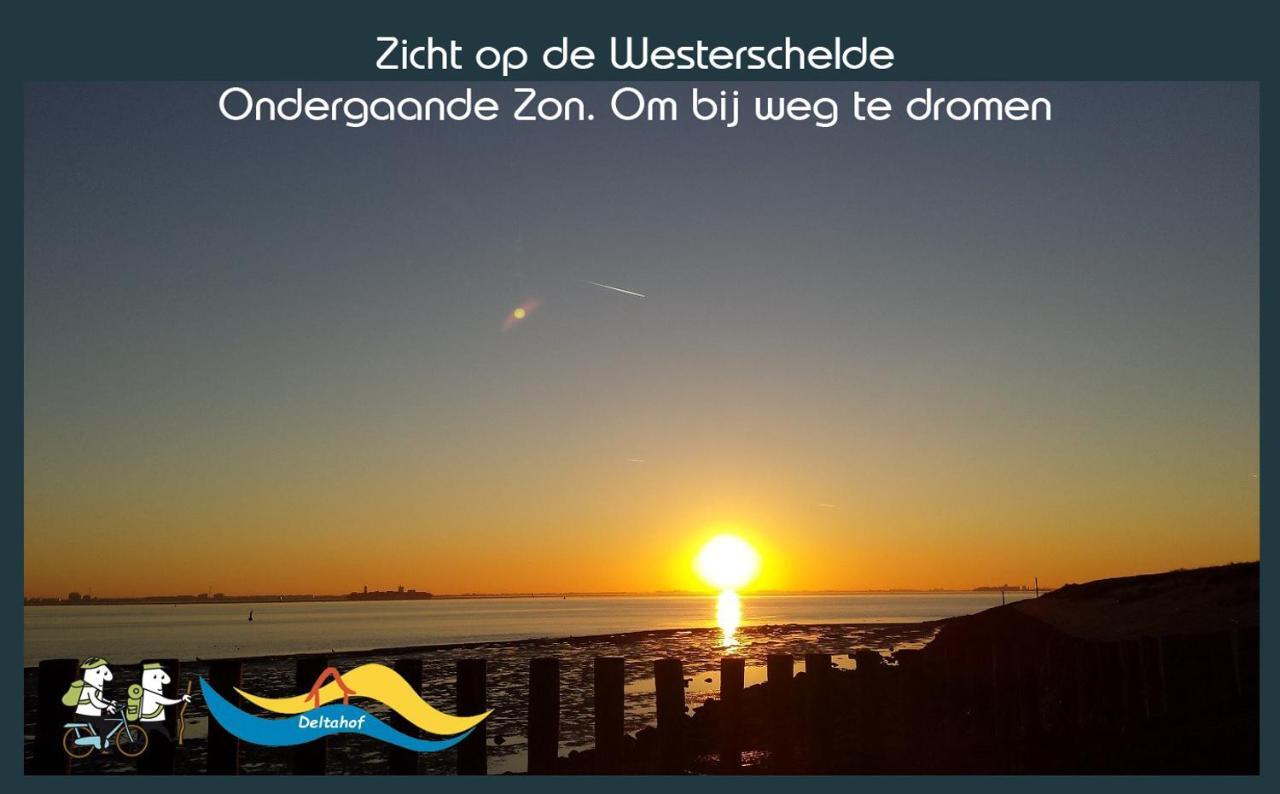 Vakantiewoning Deltahof Ellewoutsdijk Kültér fotó