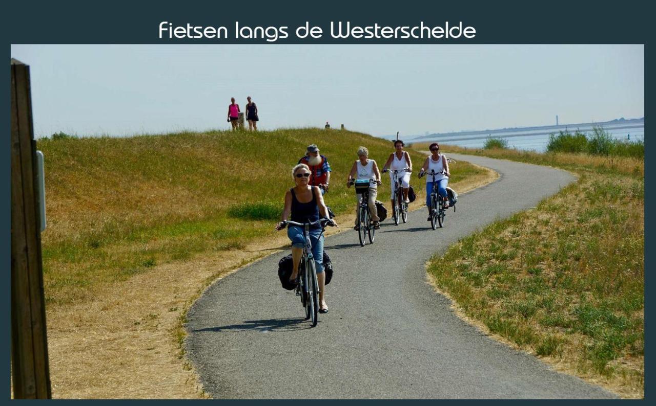 Vakantiewoning Deltahof Ellewoutsdijk Kültér fotó